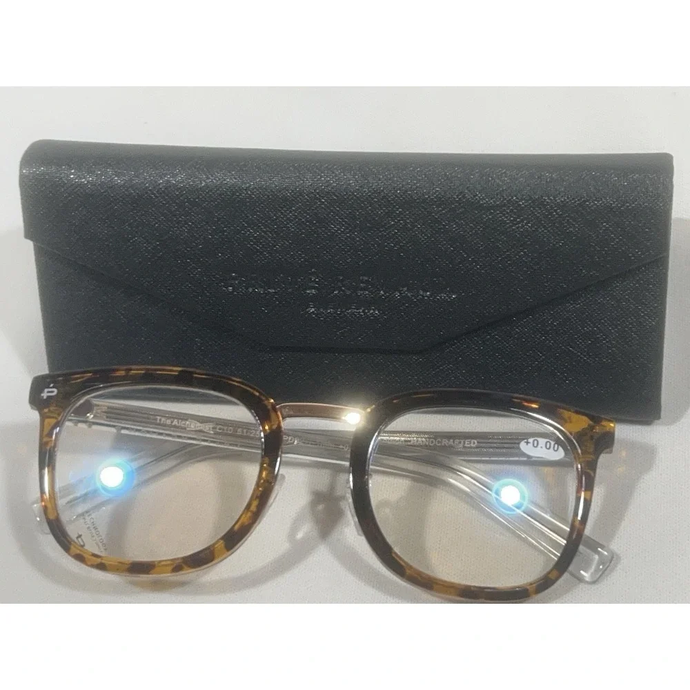 Prive Revaux Alchemist Blue Light Glasses Tortoise Minimalist Fashion Style